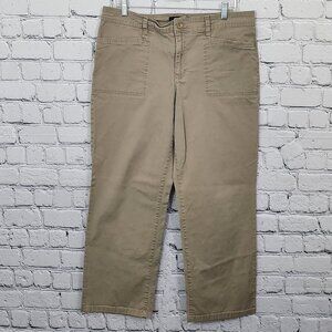 2/$20 Gloria Vanderbilt Tan Short Inseam Pants Size 14